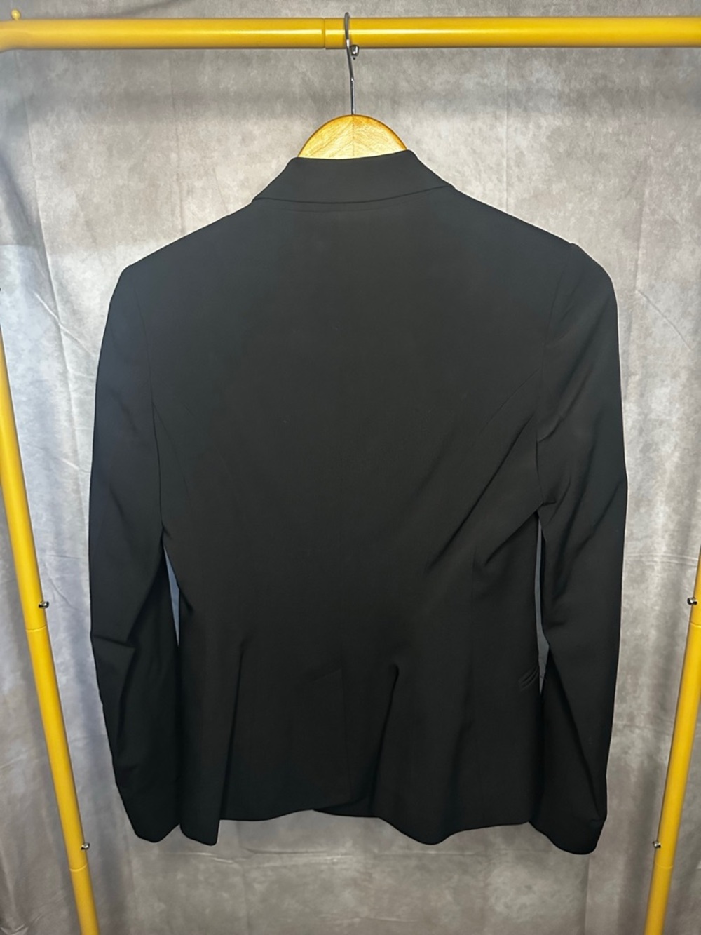 AllSaints Black Blazer Size 10 Tailored Minimalist Workwear - Picture 2 of 3